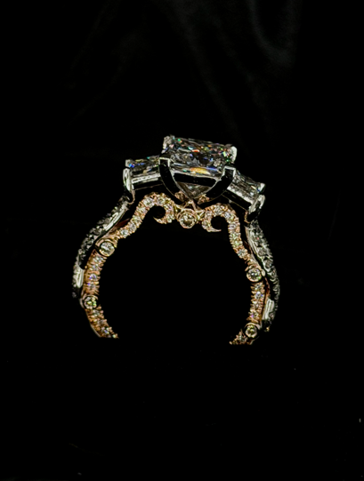 2.00ct Princess Cut (VVS2) Diamond Ring – Veragio Style