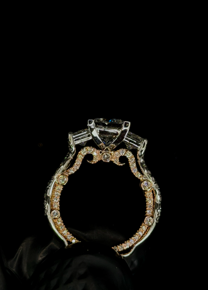 2.00ct Princess Cut (VVS2) Diamond Ring – Veragio Style