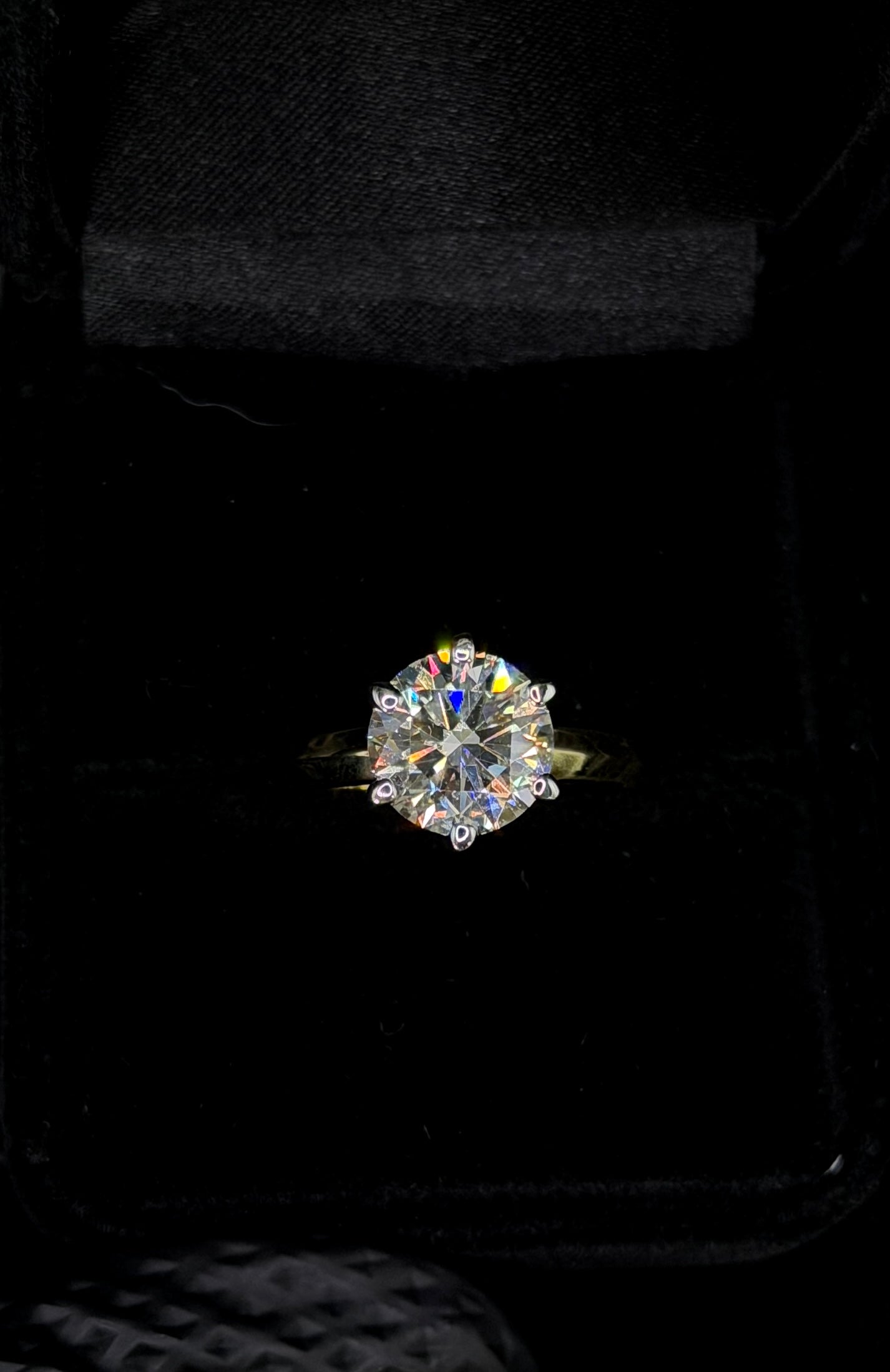 2.00ct Round Brilliant Cut Two-tone Tiffany Style Engagement Ring – IGI Certified – E VVS2