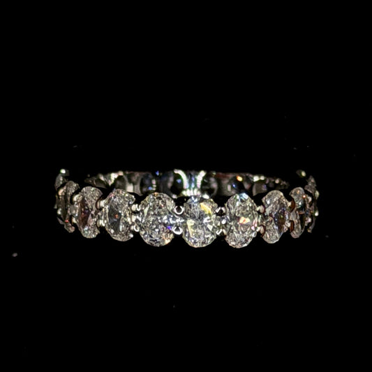 2.70ct Oval Eternity Band – VVS – 4x3mm