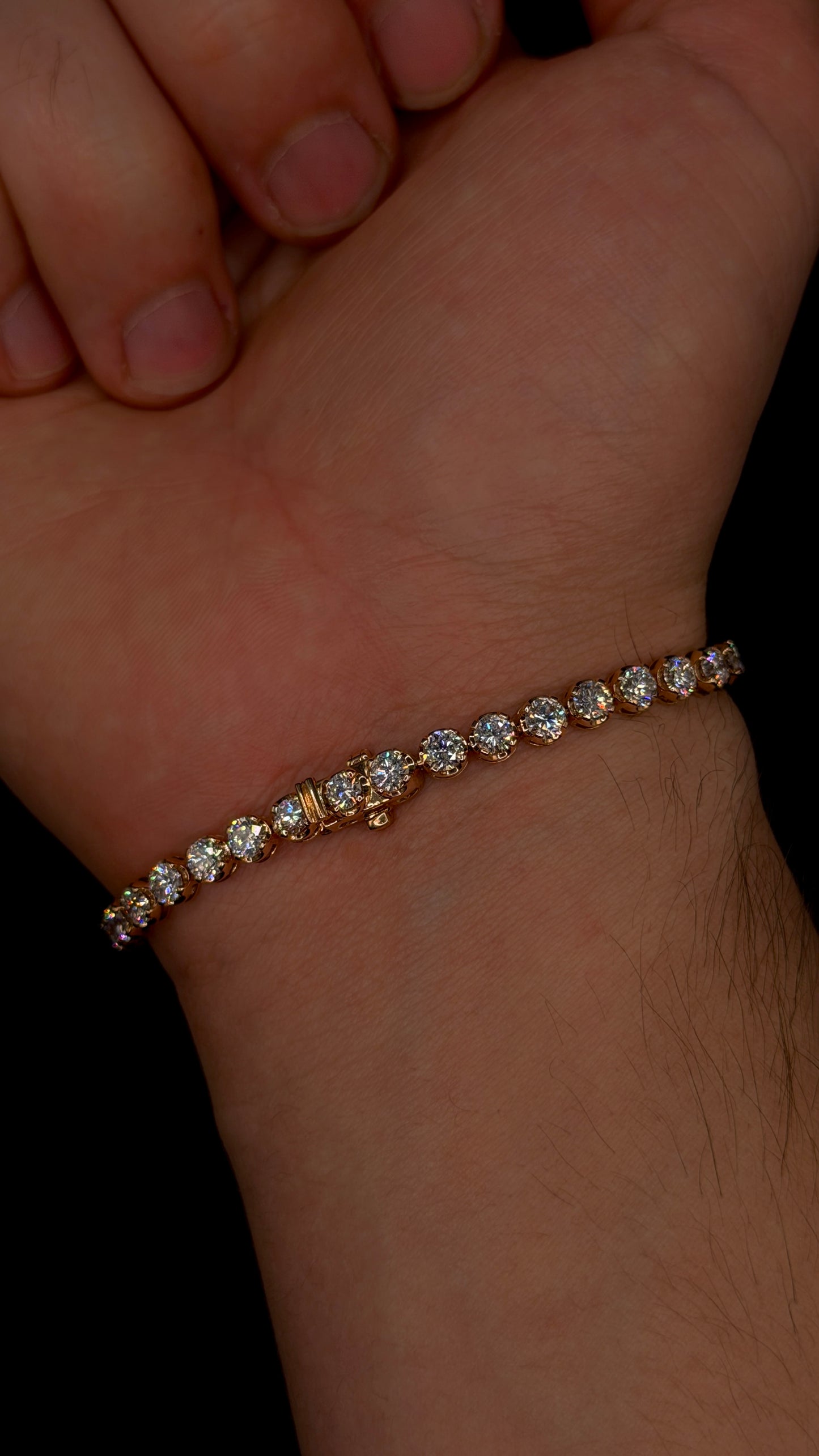 7.00ct Tennis Bracelet – Rose Gold – 7 Inch