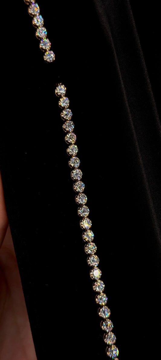7.00ct Tennis Bracelet – Rose Gold – 7 Inch