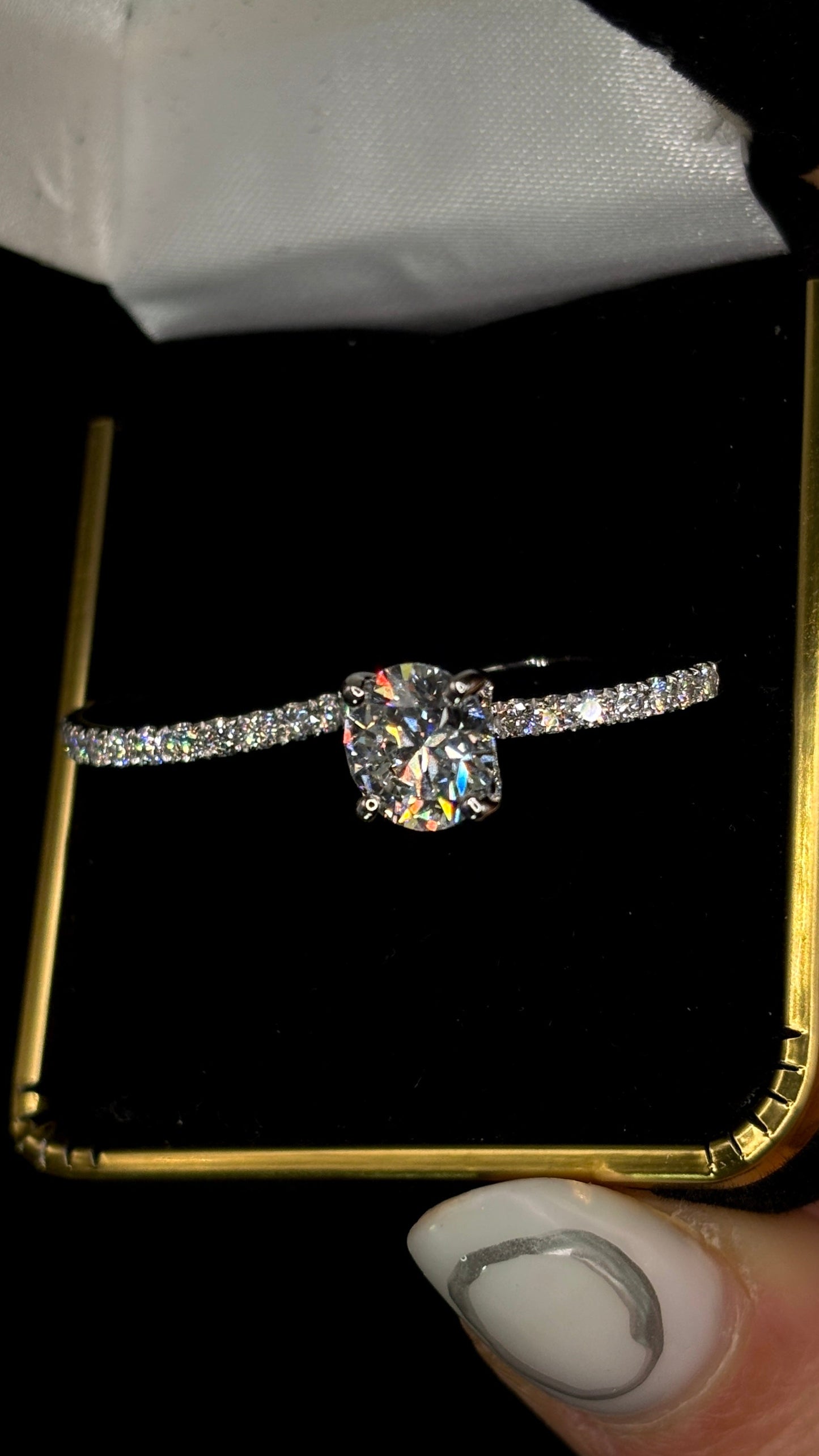 2.00ct Round Brilliant (D VVS2) Diamond Engagement Ring & Wedding Band Set – IGI Certified