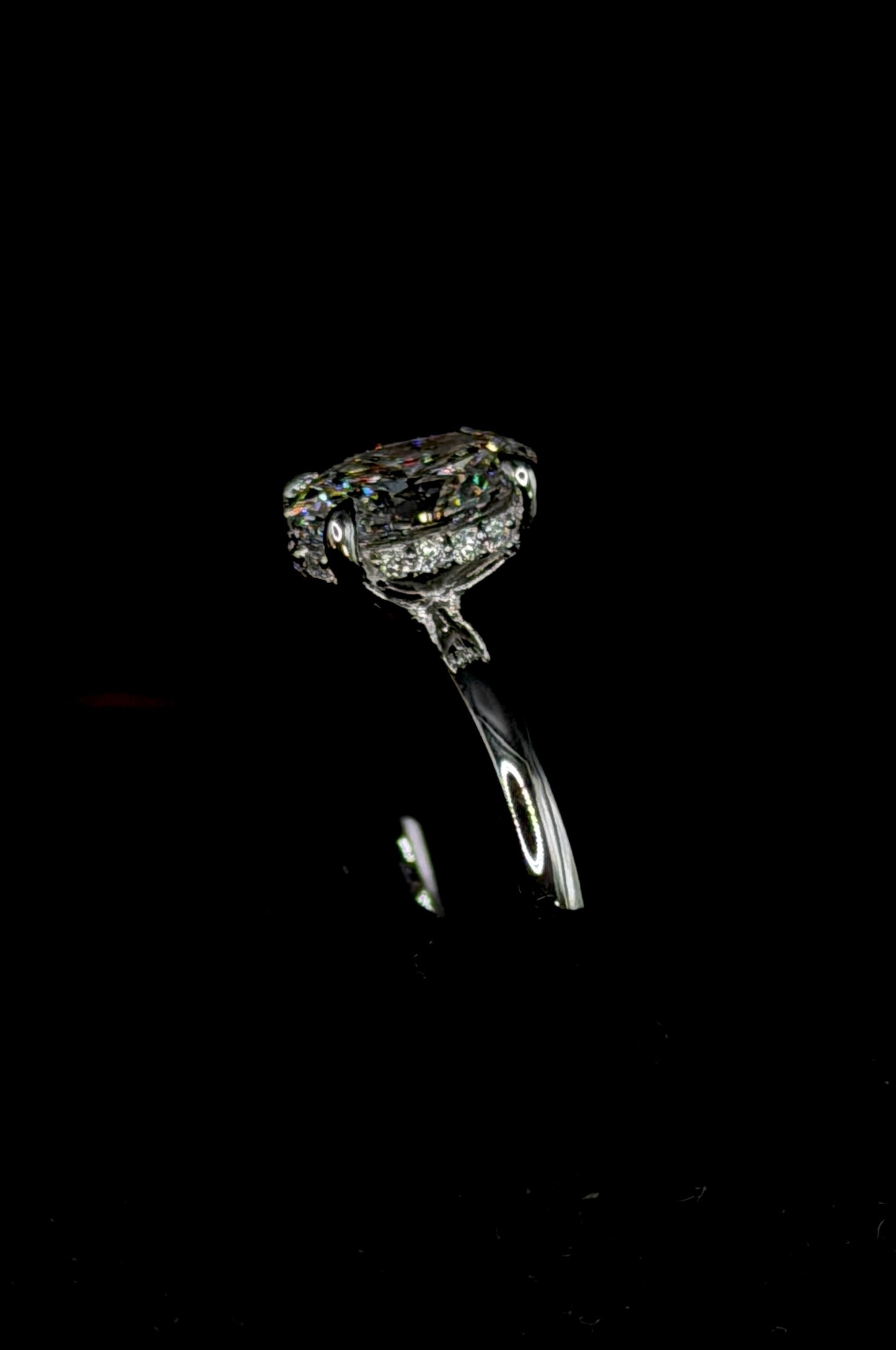 1.50ct Oval F VS1 Hidden Halo Diamond – IGI Certified