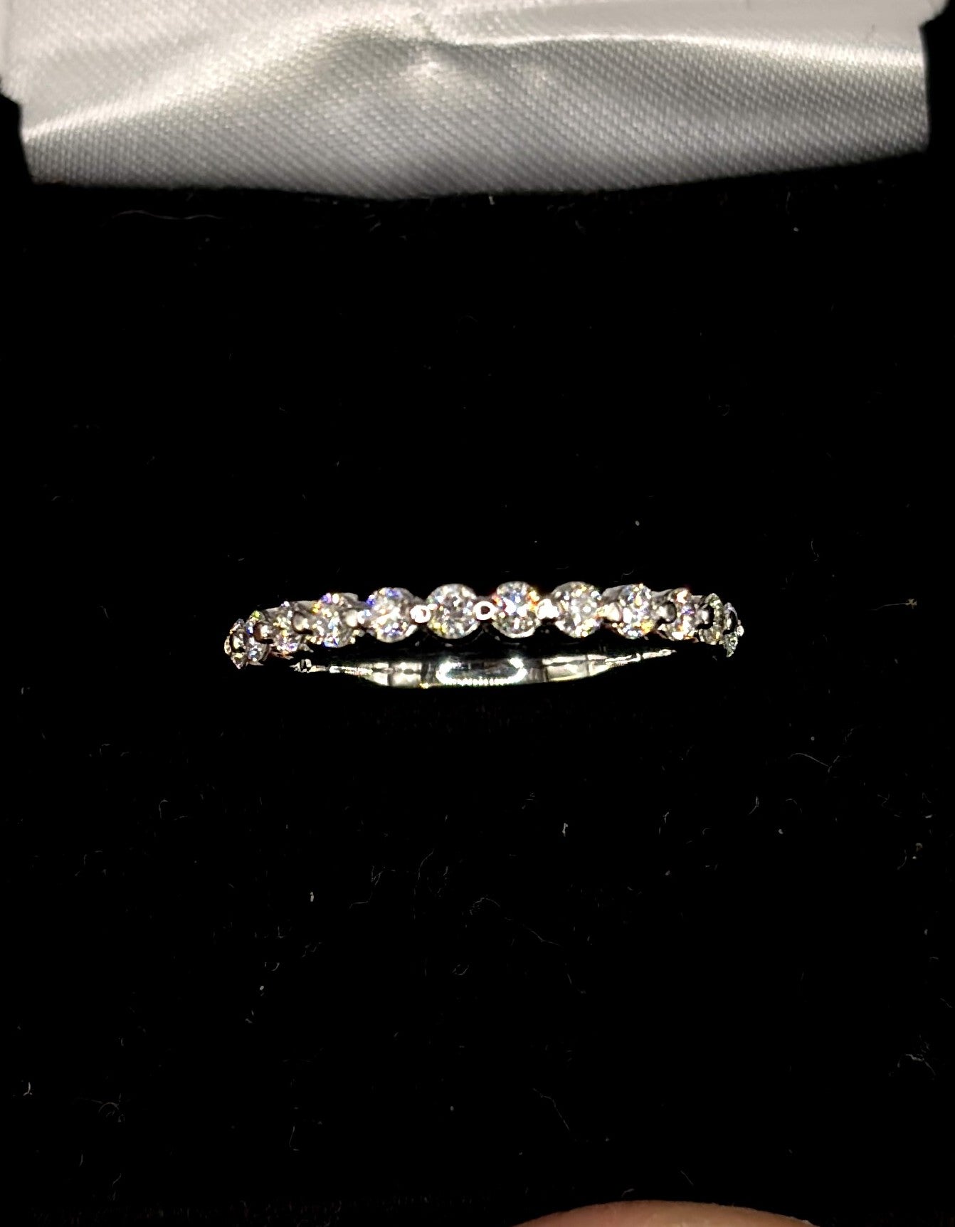 Diamond Wedding Band – 0.40ct VVS Lab-Grown  Shared Prong  14K Gold  Miami-Made