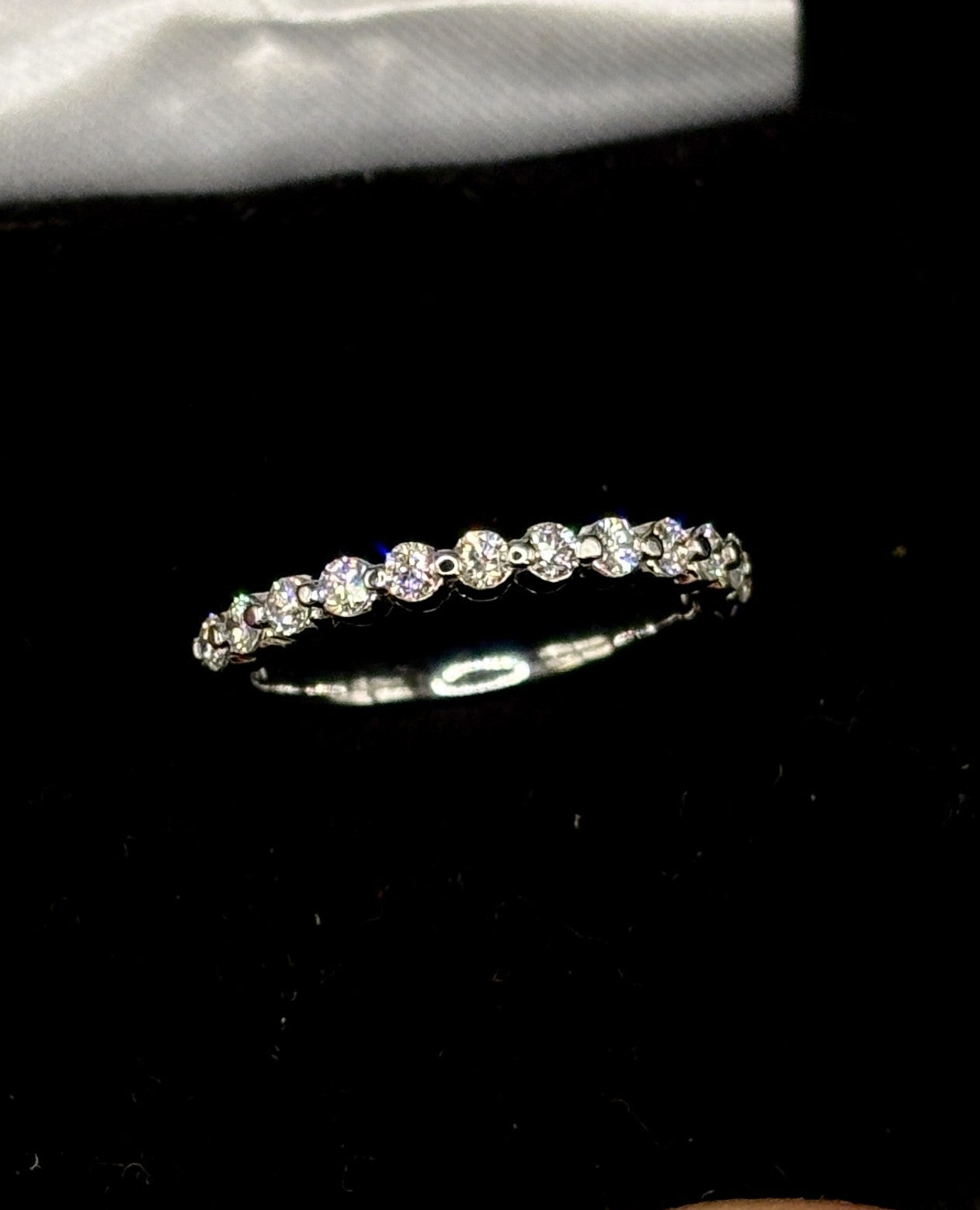 Diamond Wedding Band – 0.40ct VVS Lab-Grown  Shared Prong  14K Gold  Miami-Made