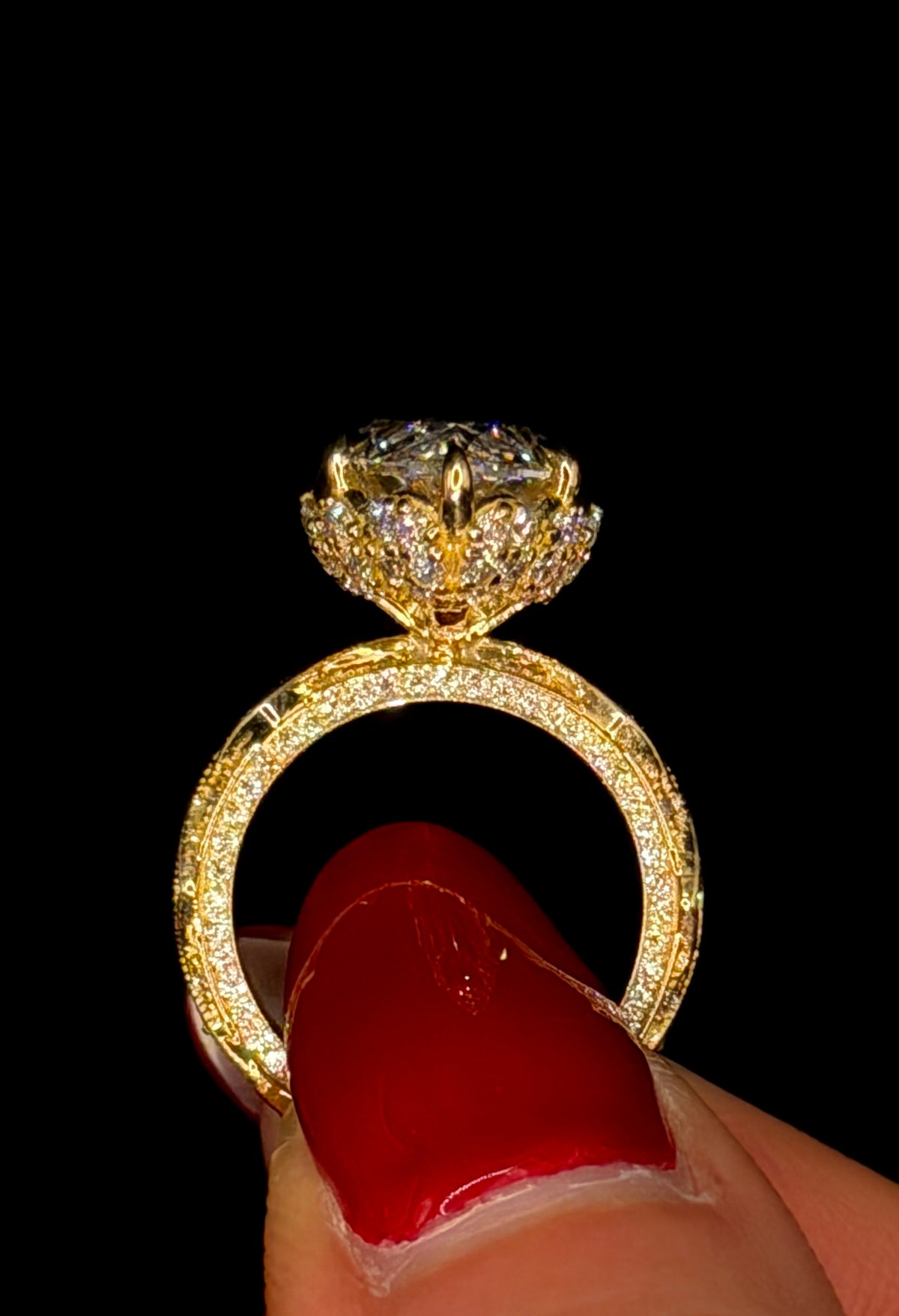 5.00ct Marquise E VS1 Vintage Shank Engagement Ring – IGI Certified