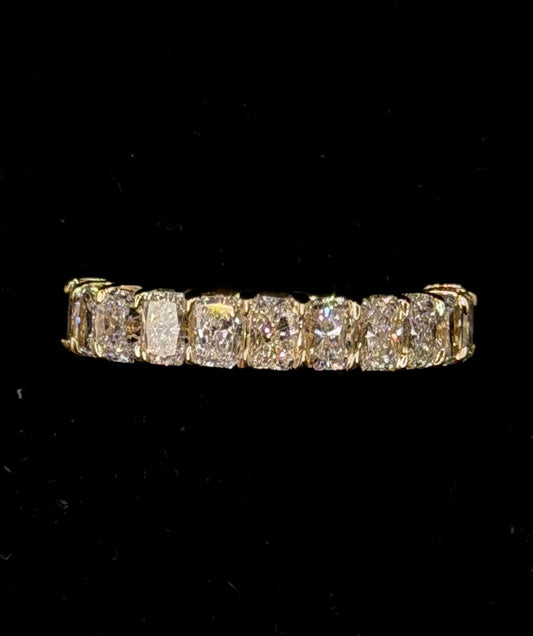 1.50ct Radiant Wedding Band – VVS
