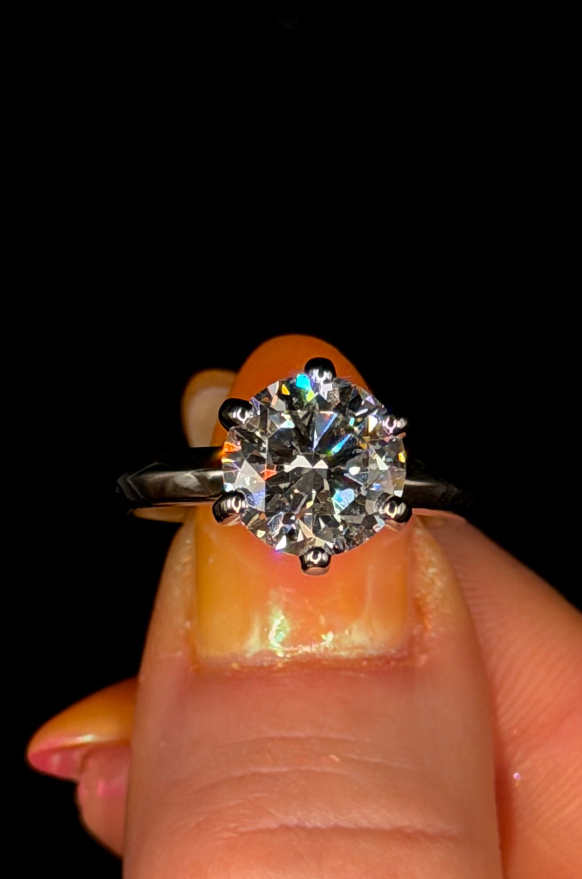 3.00ct Round D VS1 Solitaire Engagement Ring – IGI Certified