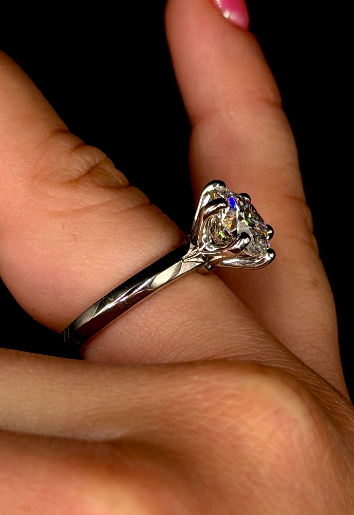 3.00ct Round D VS1 Solitaire Engagement Ring – IGI Certified