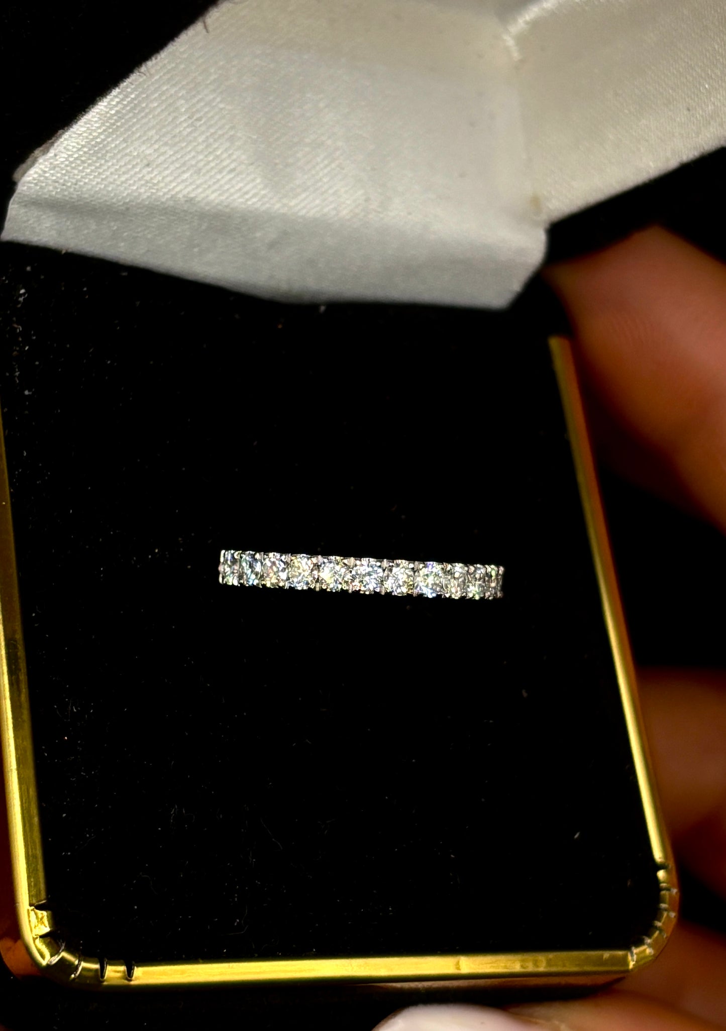 0.35 Carat Diamond Halfway Band – Eterna