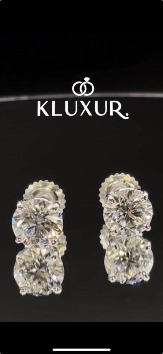 2.00ct Total Diamond Earrings – Signature Studs